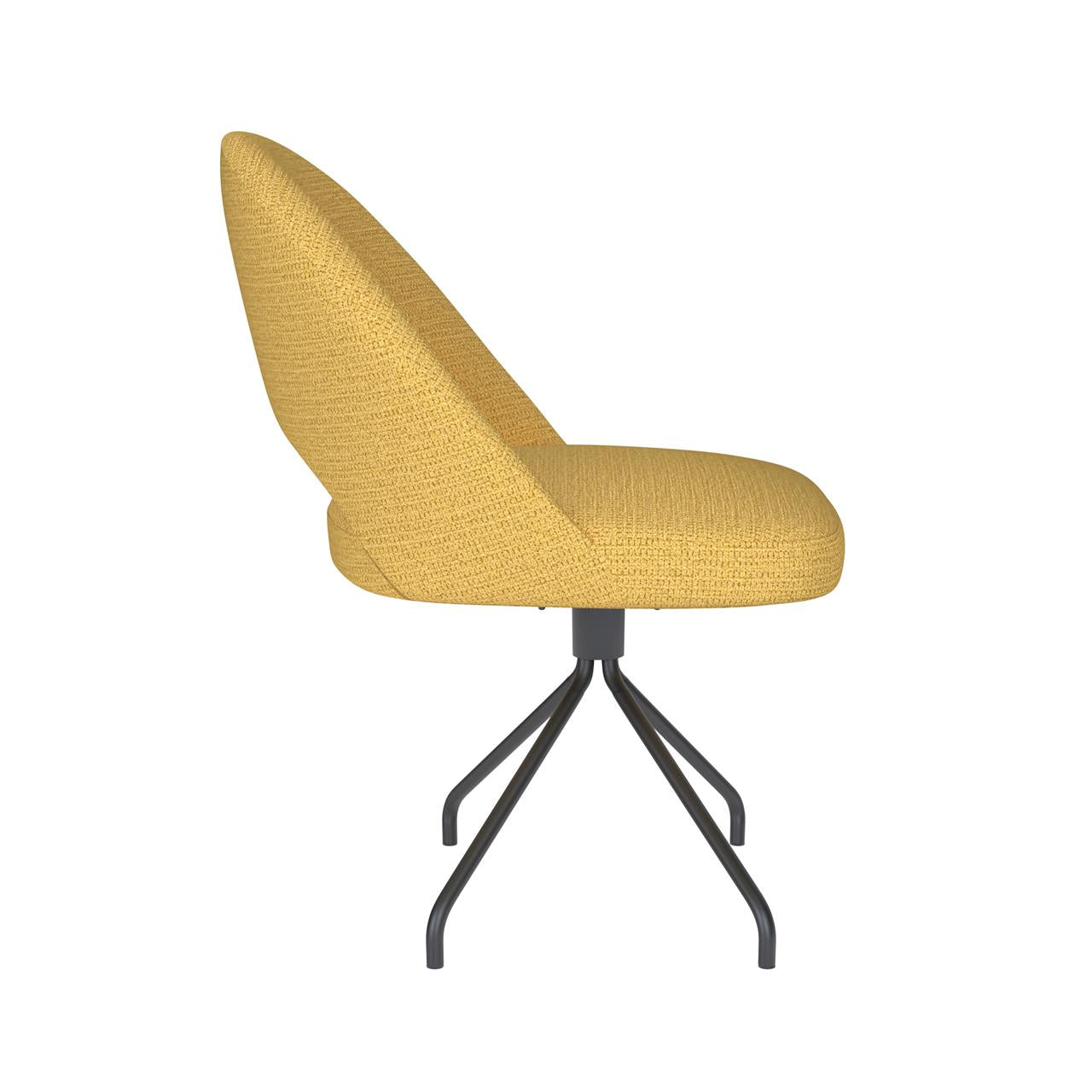 Chair mick ochre spider swivel