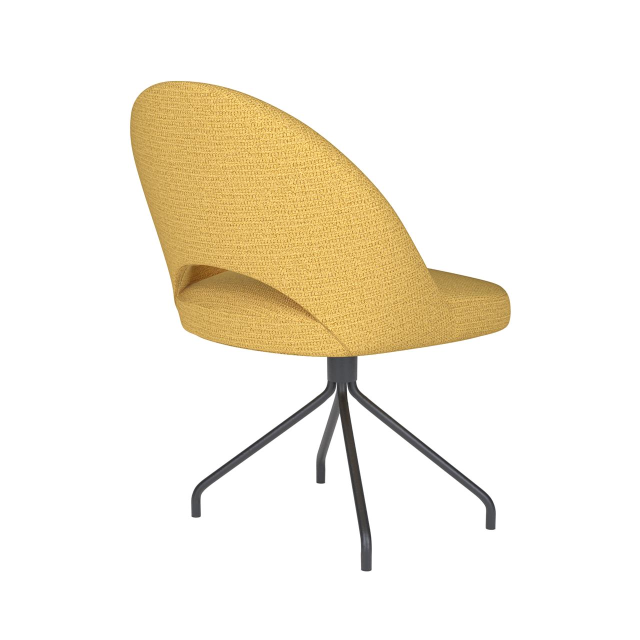 Chair mick ochre spider swivel