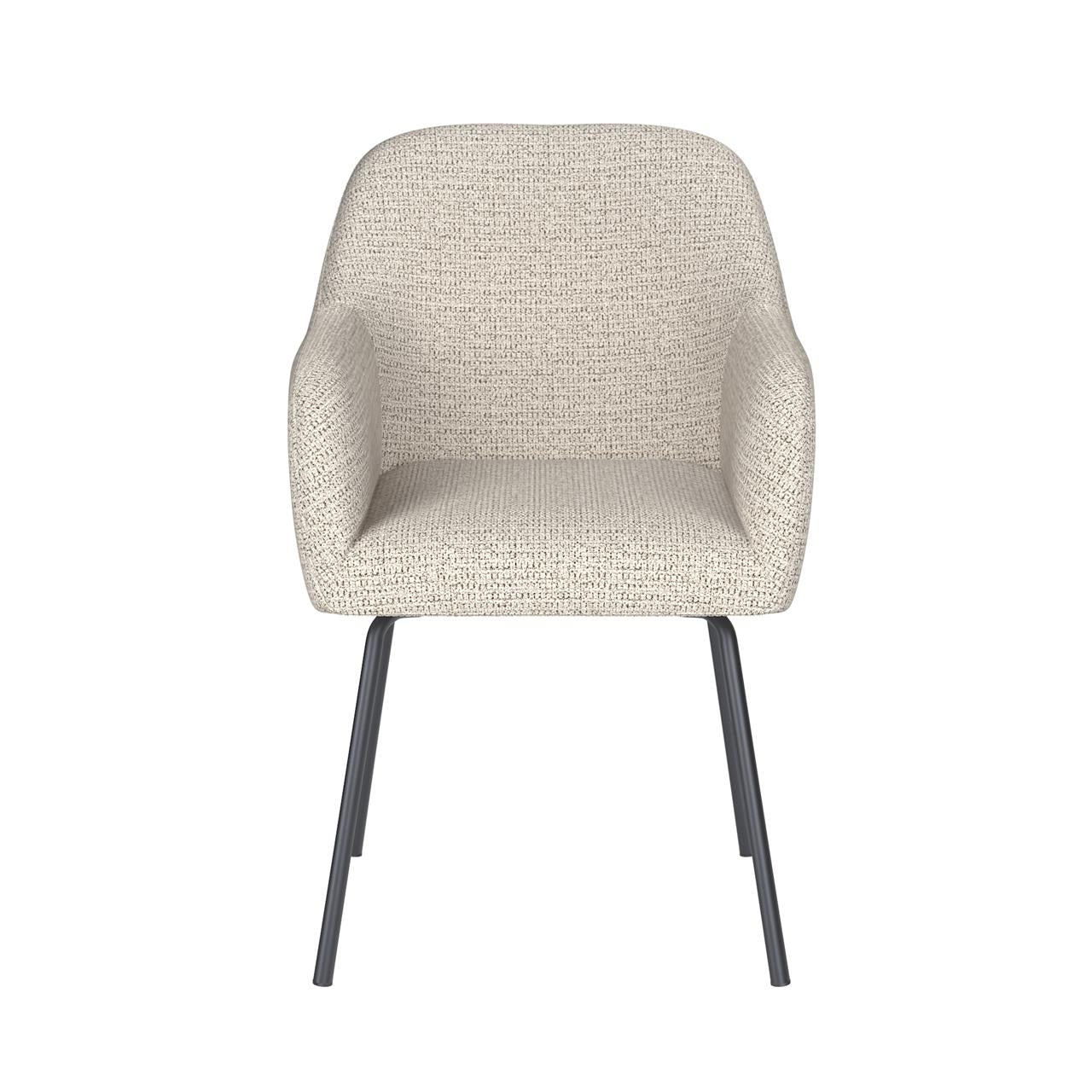 Chair otis off-white 4 metal legs