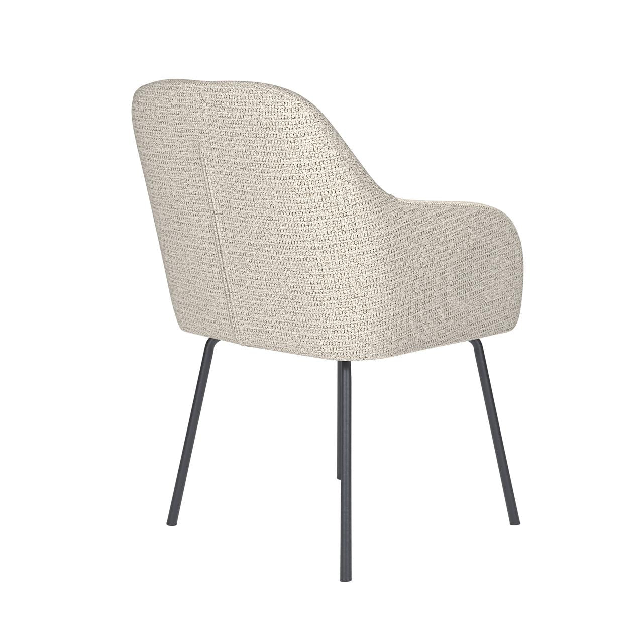 Chair otis off-white 4 metal legs
