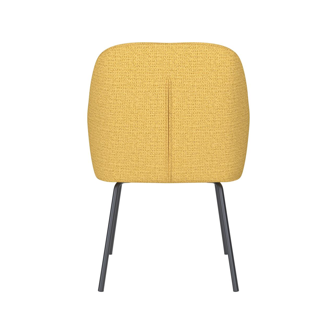 Chair otis ochre 4 metal legs