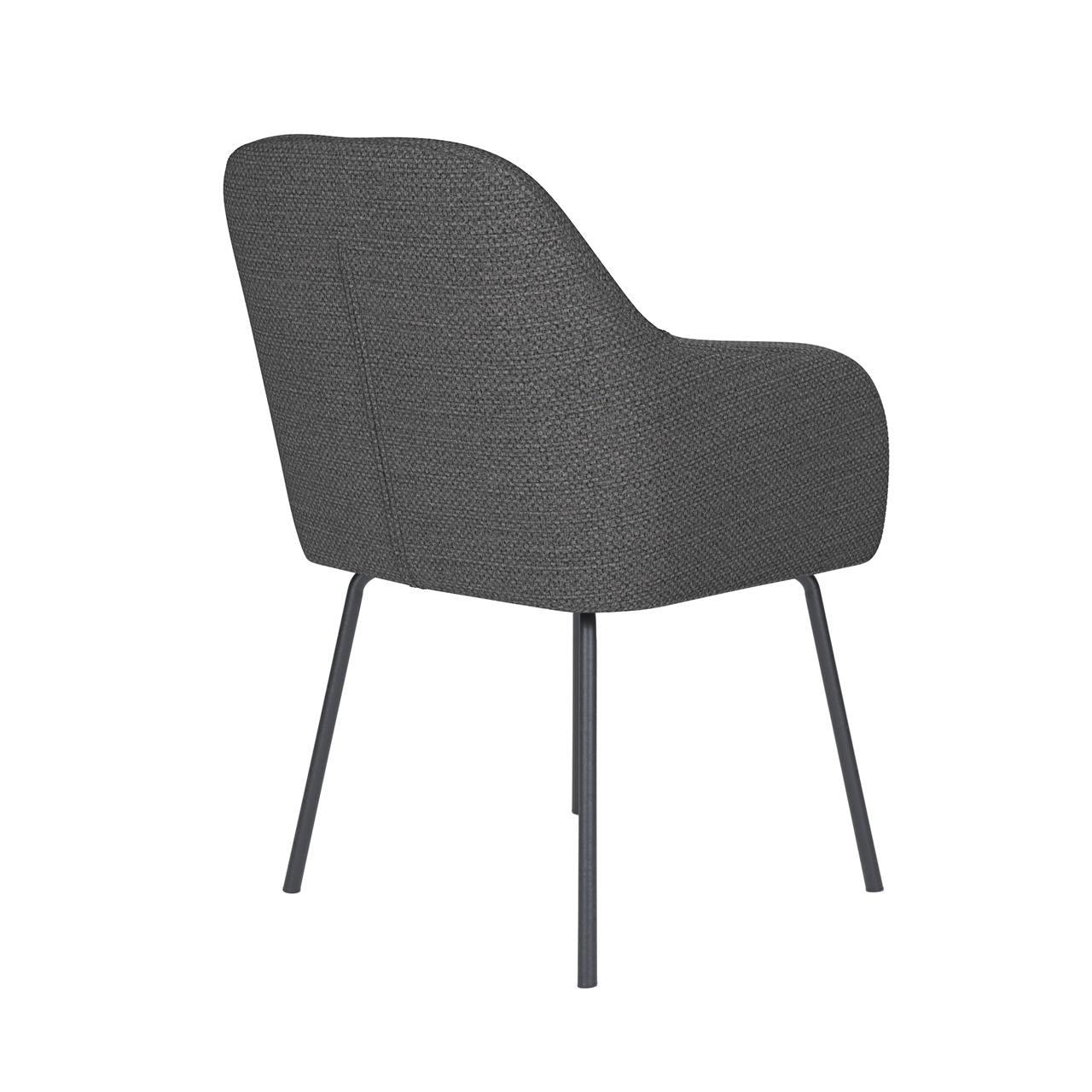 Chair otis grey 4 metal legs