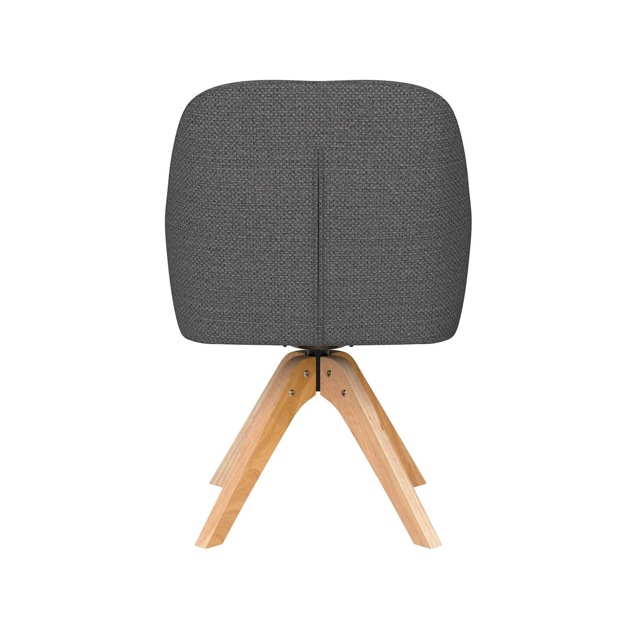 Chair otis grey wooden swivel