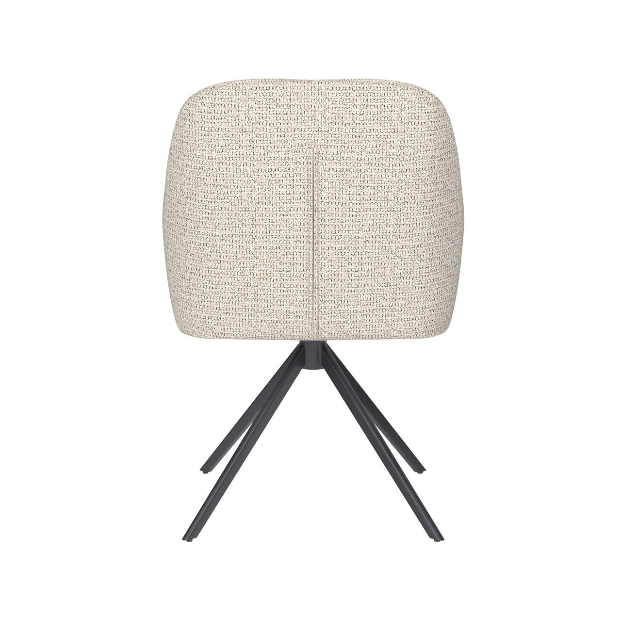 Chair otis off-white metal swivel