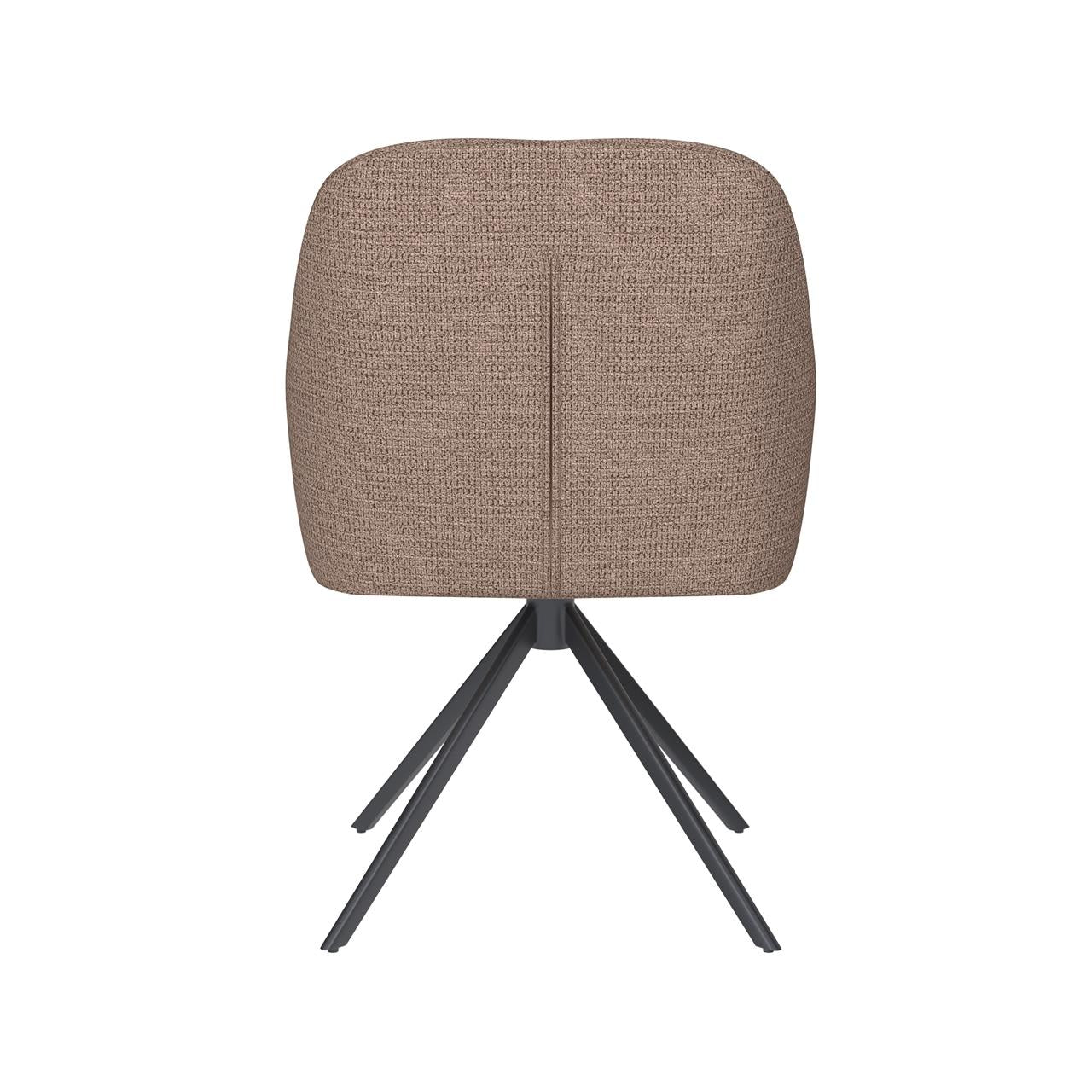 Chair otis taupe metal swivel