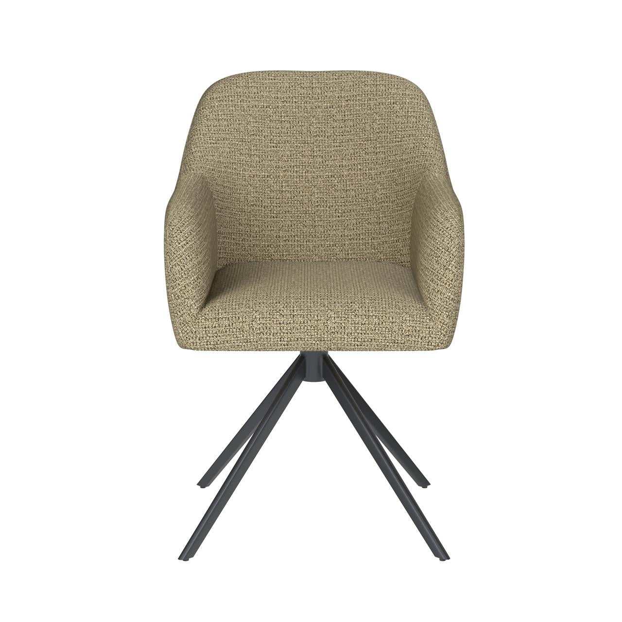 Chair otis green metal swivel