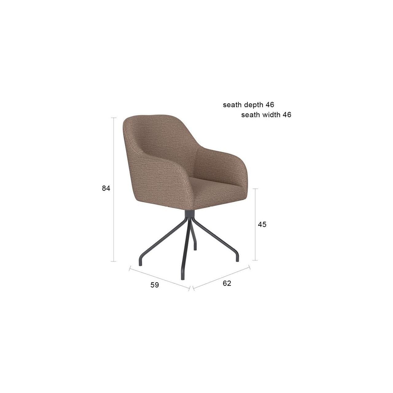 Chair otis green spider swivel