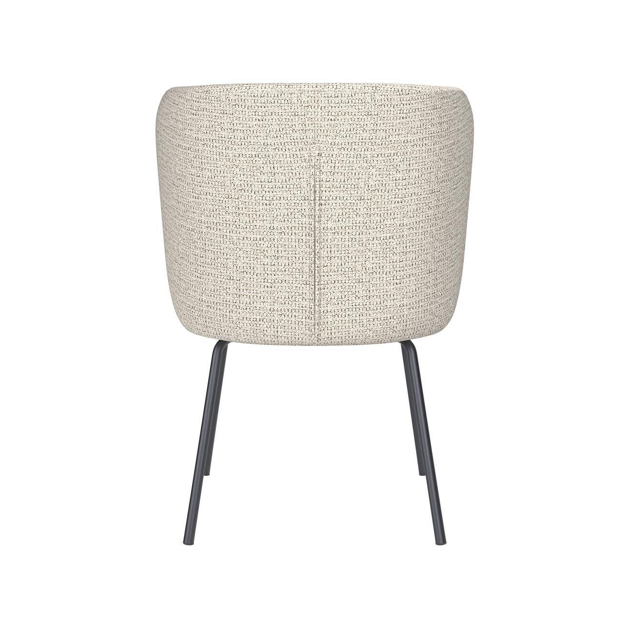 Chair stan off-white 4 metal legs