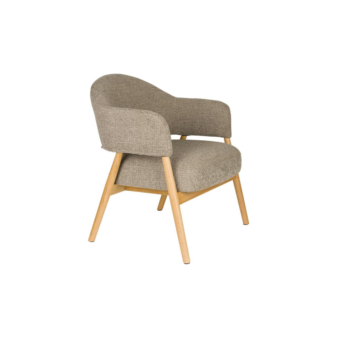 Fauteuil indy dark brown