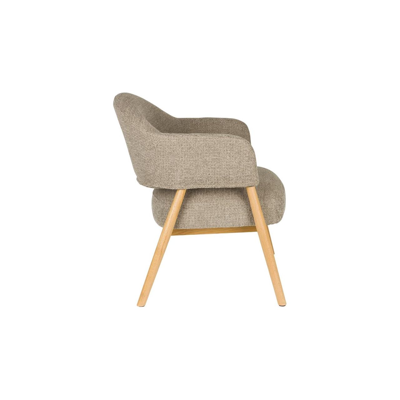 Fauteuil indy dark brown