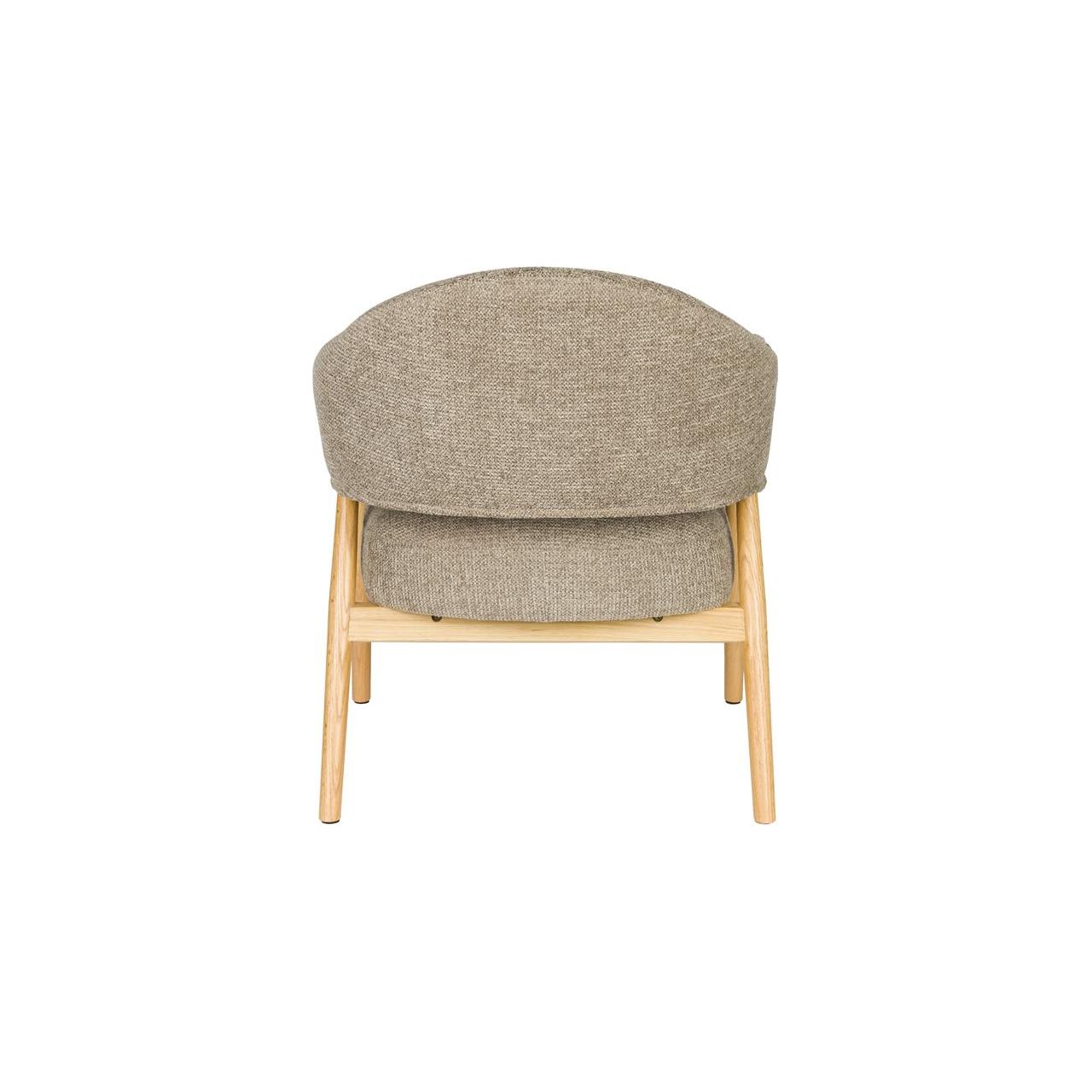 Fauteuil indy dark brown