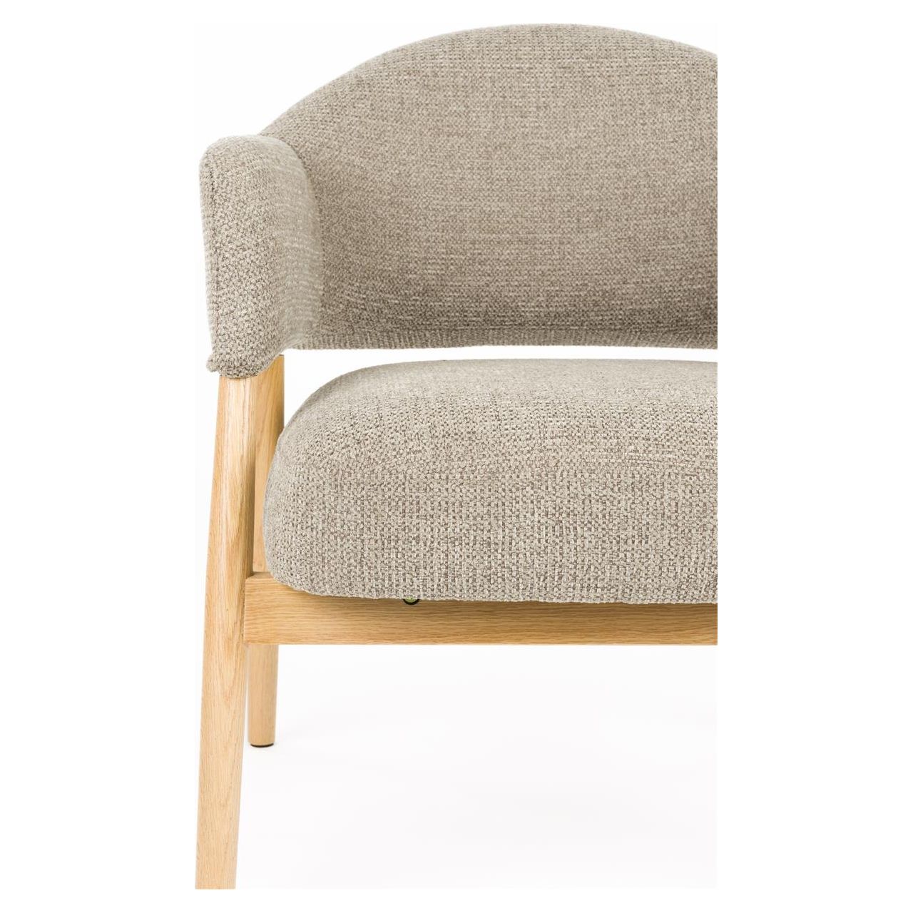 Fauteuil indy dark brown