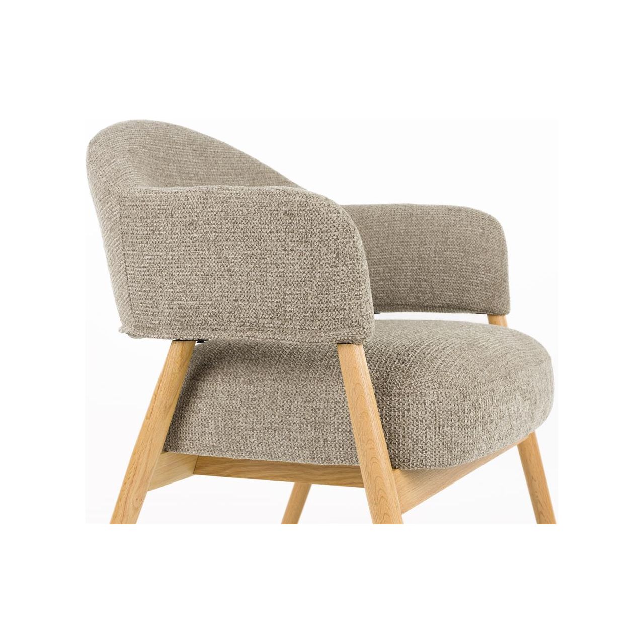 Fauteuil indy dark brown