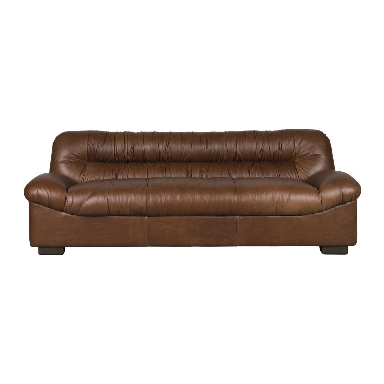 Sofa douglas wax leather chocolate