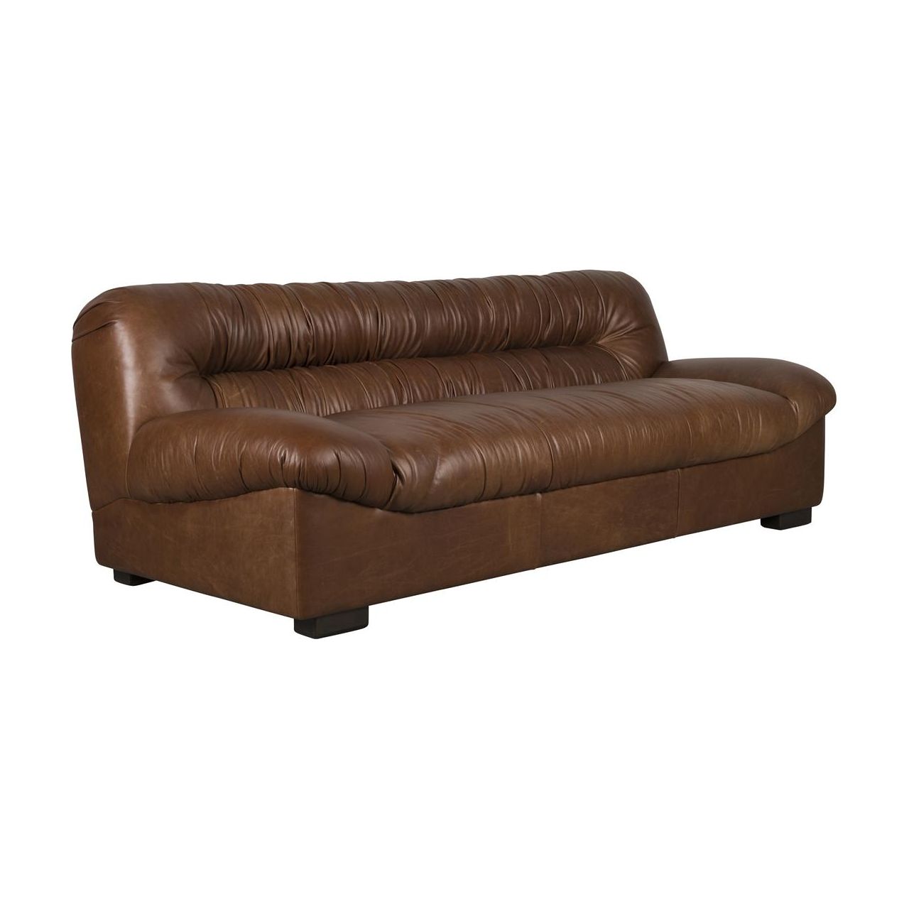 Sofa douglas wax leather chocolate