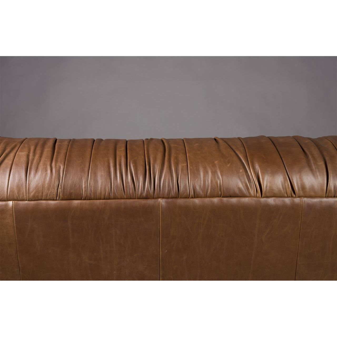 Sofa douglas wax leather chocolate