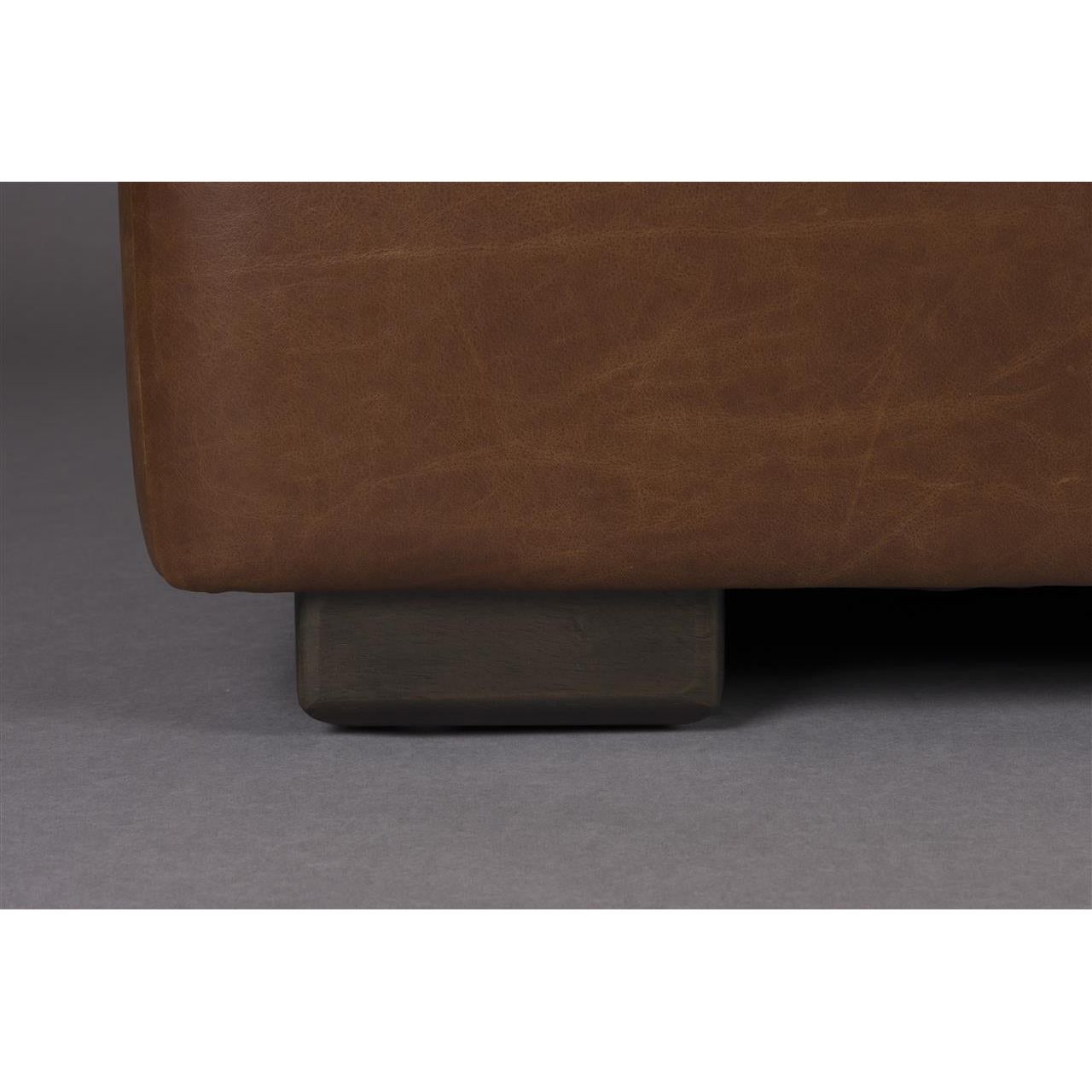 Sofa douglas wax leather chocolate