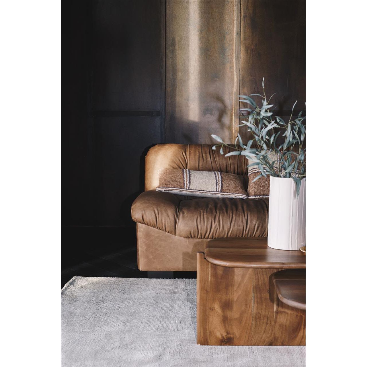 Fauteuil radley cognac