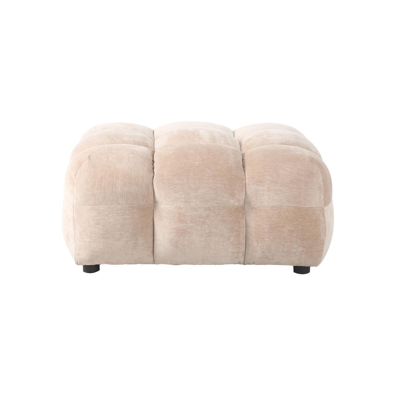 Hocker hackman velours beige