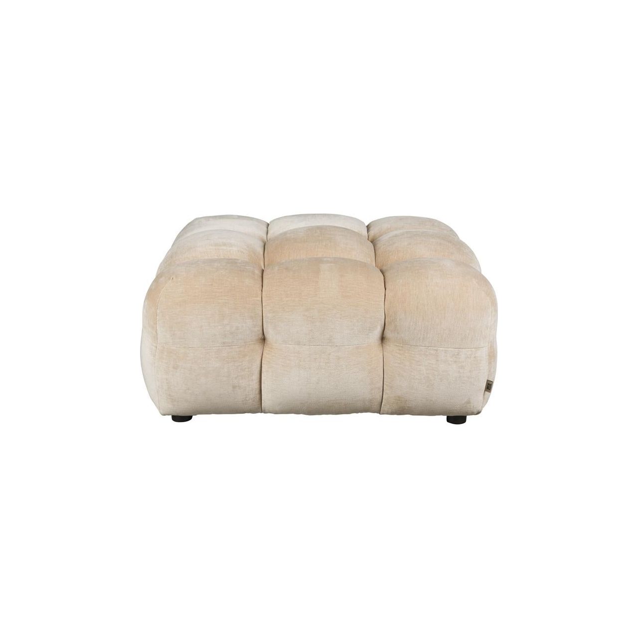 Hocker hackman velours beige