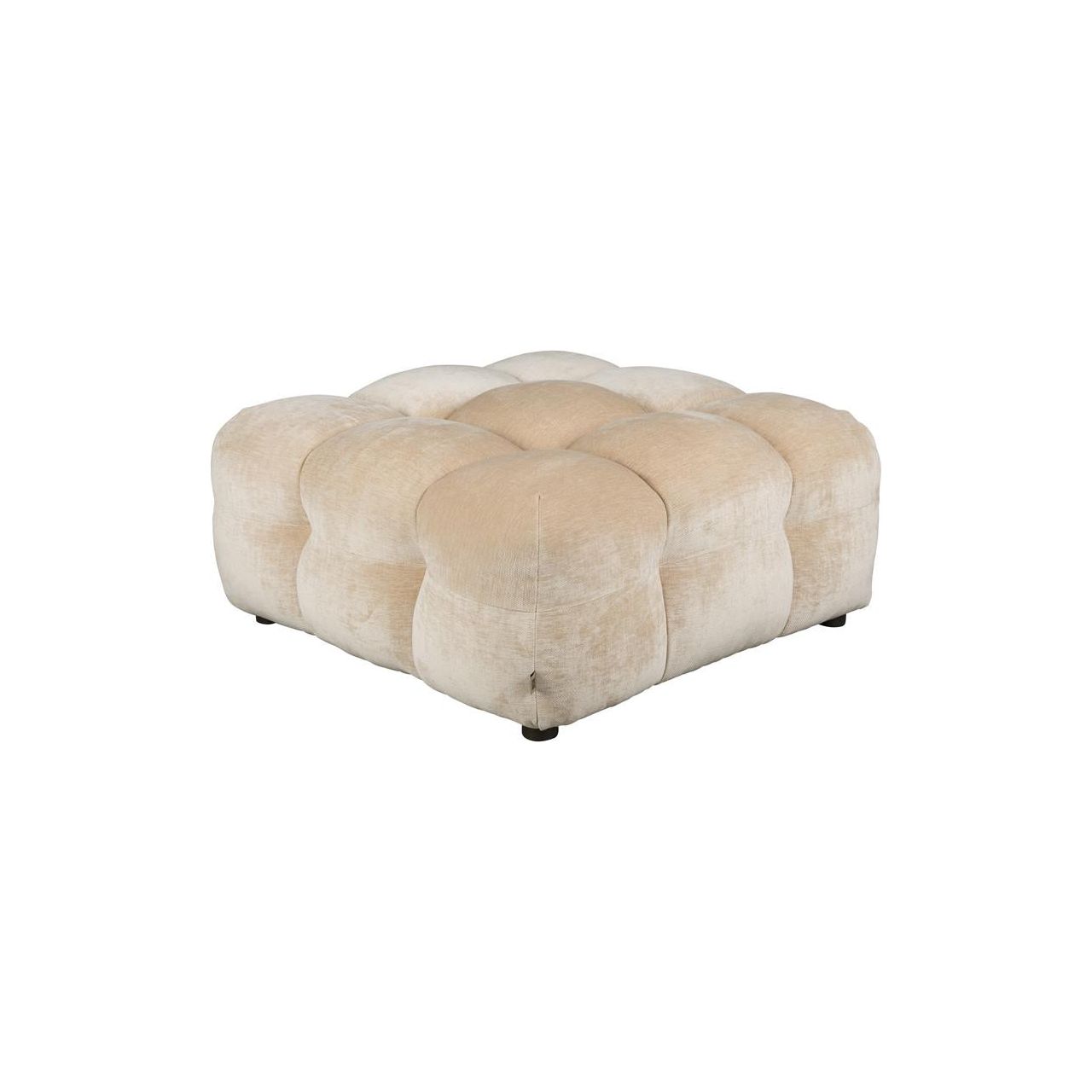 Hocker hackman velours beige