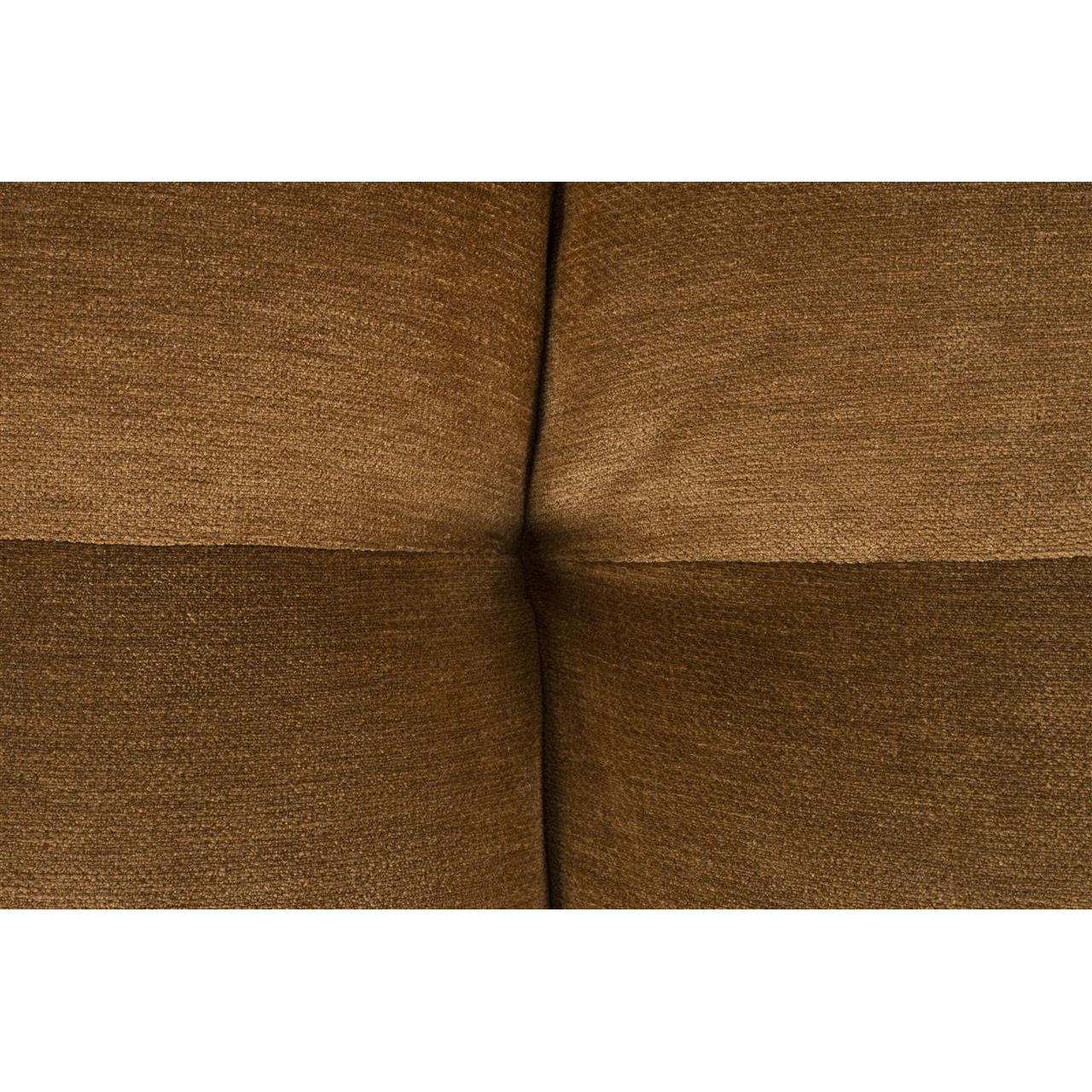 Sofa hackman 4,5-seater velours cognac
