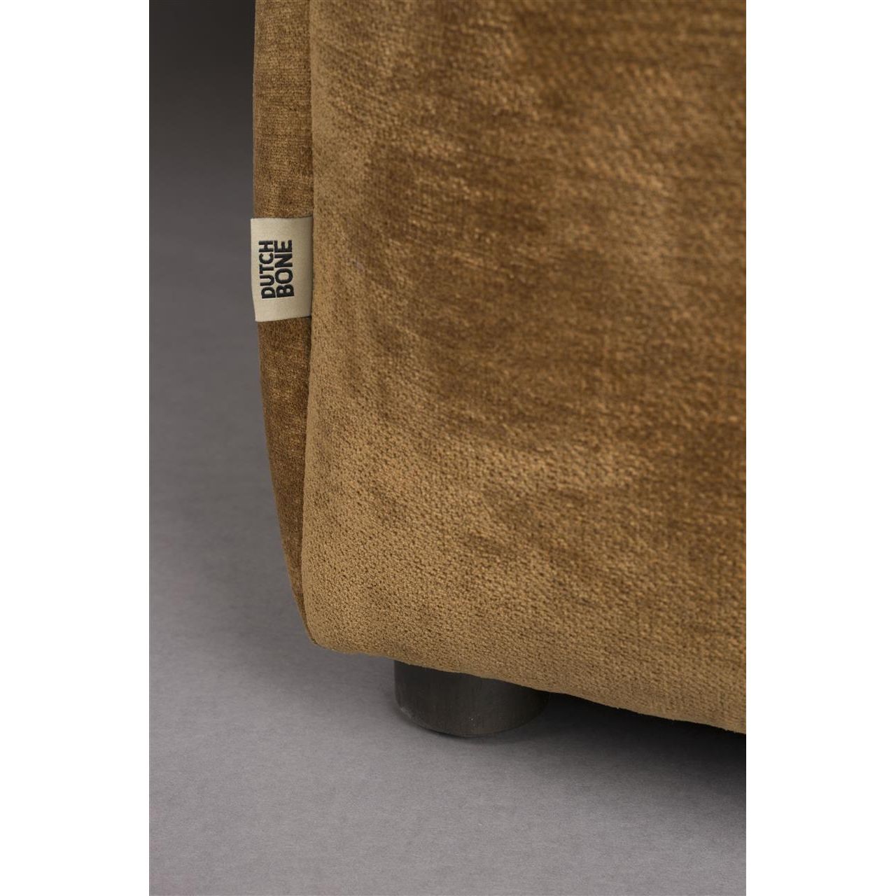 Sofa hackman 4,5-seater velours cognac