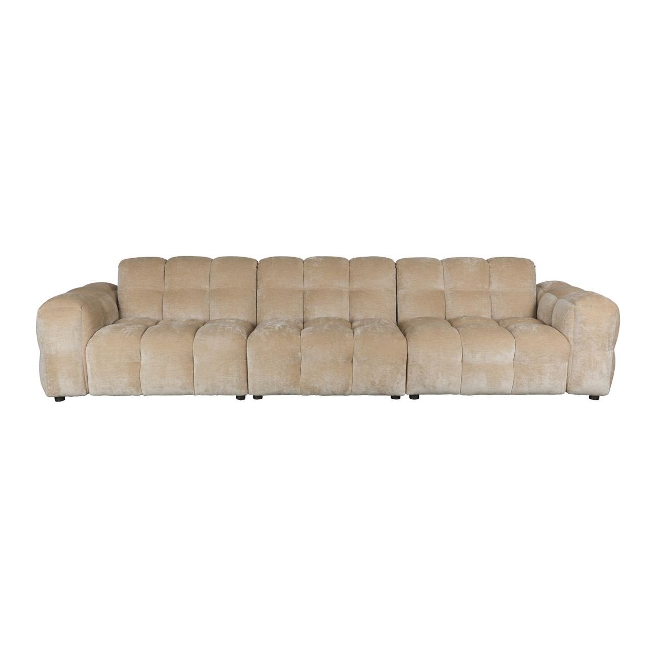 Sofa hackman 4,5-seater velours beige