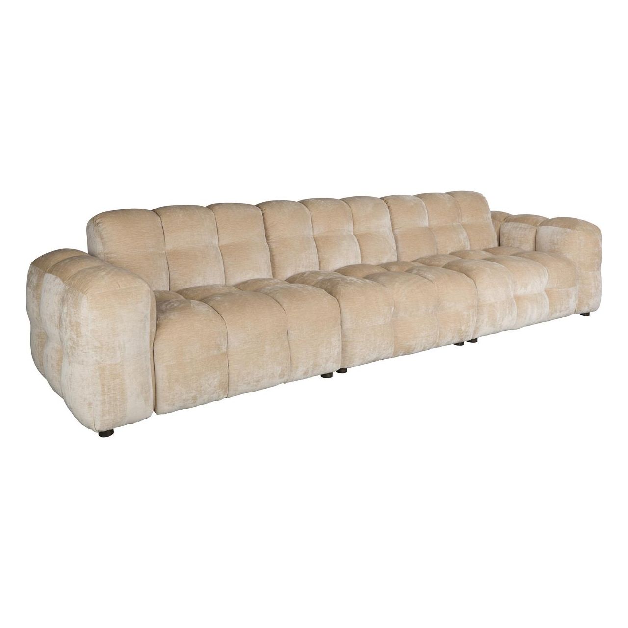 Sofa hackman 4,5-seater velours beige