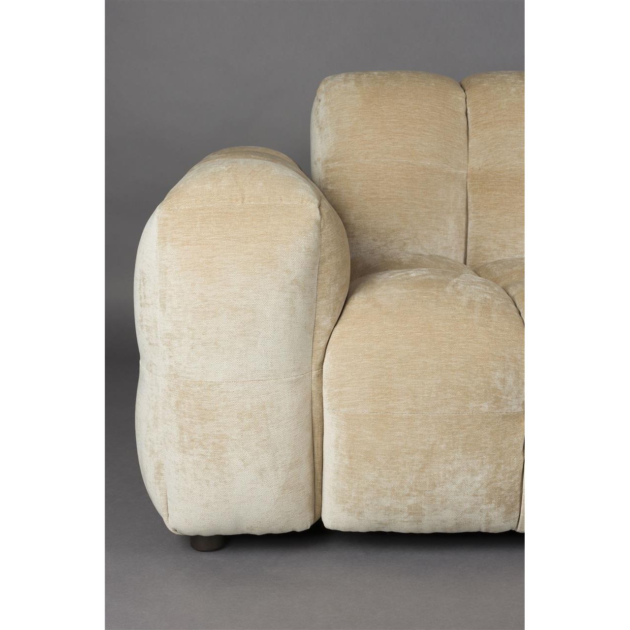 Sofa hackman 4,5-seater velours beige