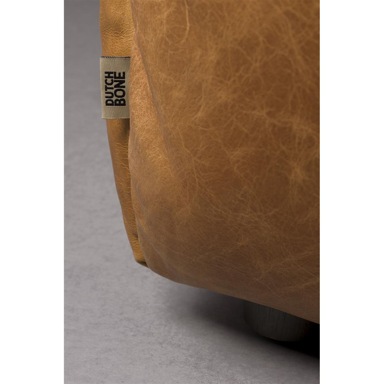 Sofa hackman 4,5-seater leather cognac