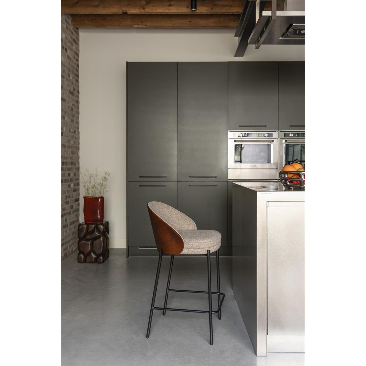 Counter chair rodin beige