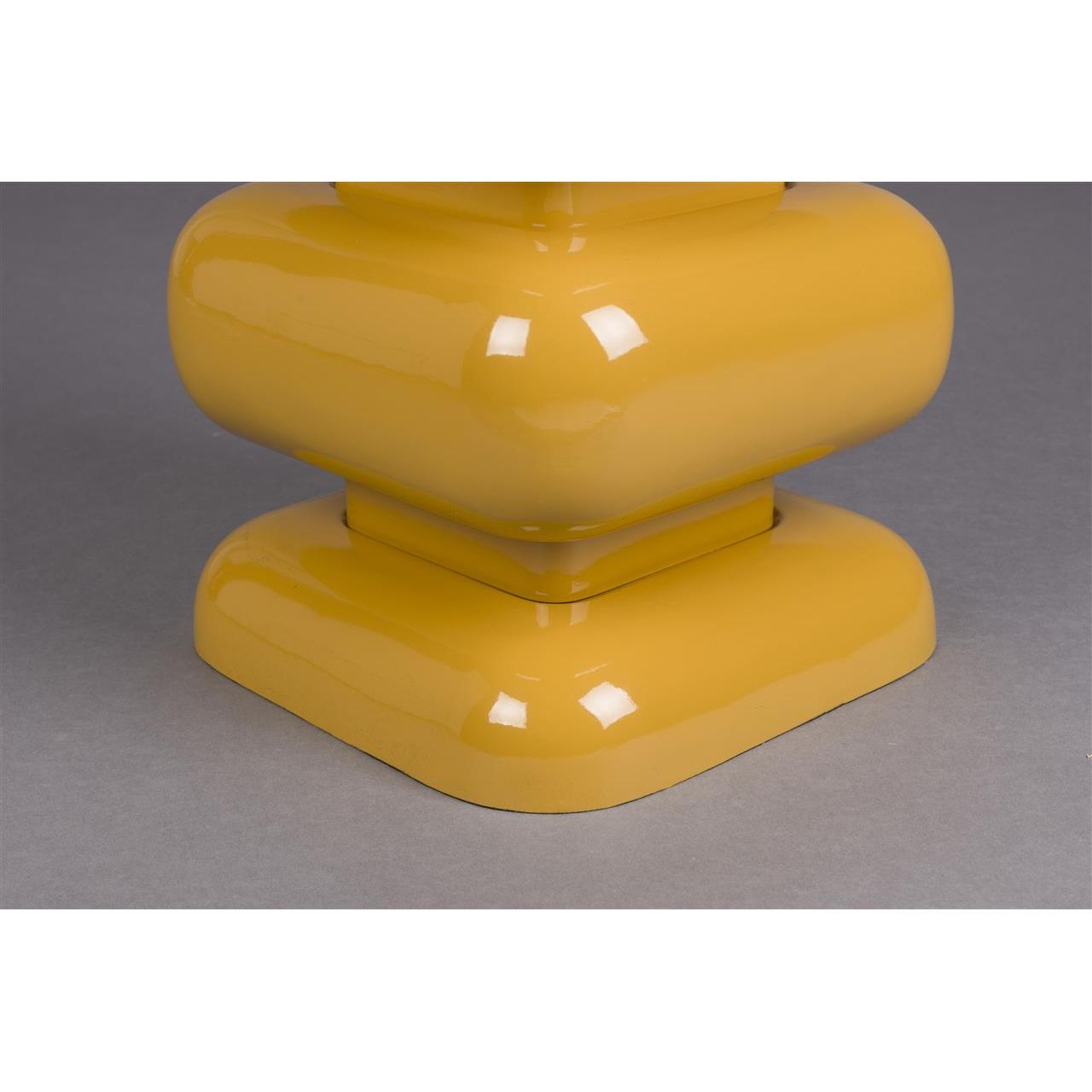 Poef stubby ochre yellow