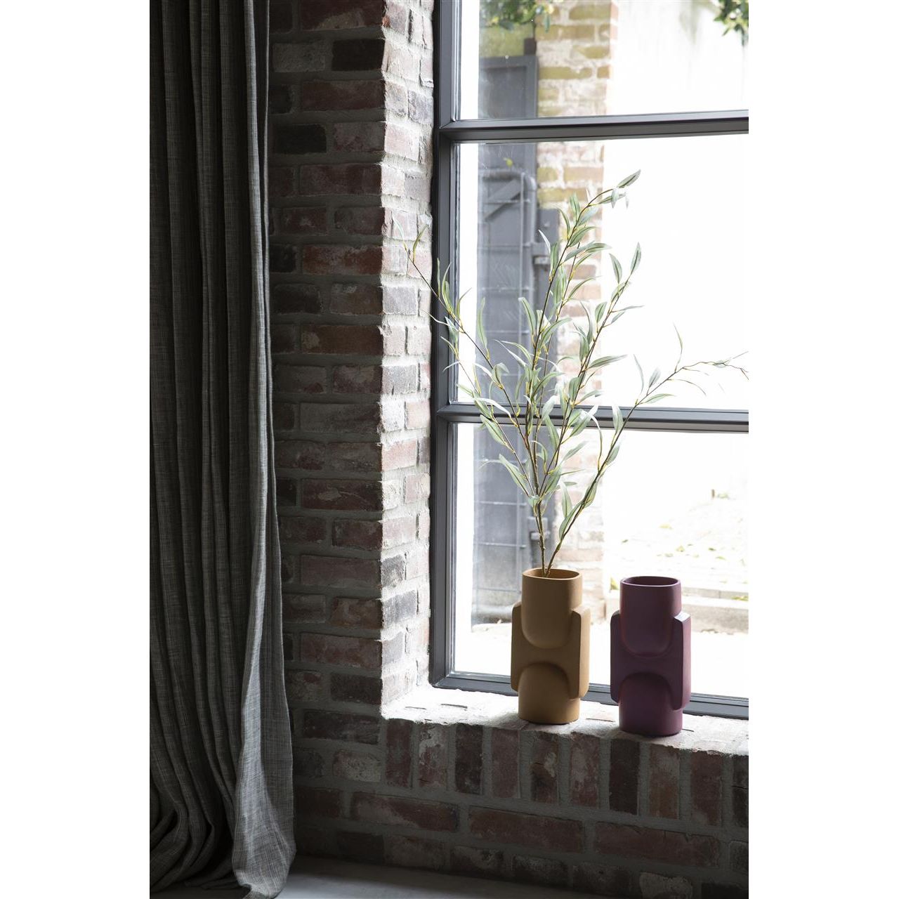 Vase santos bordeaux