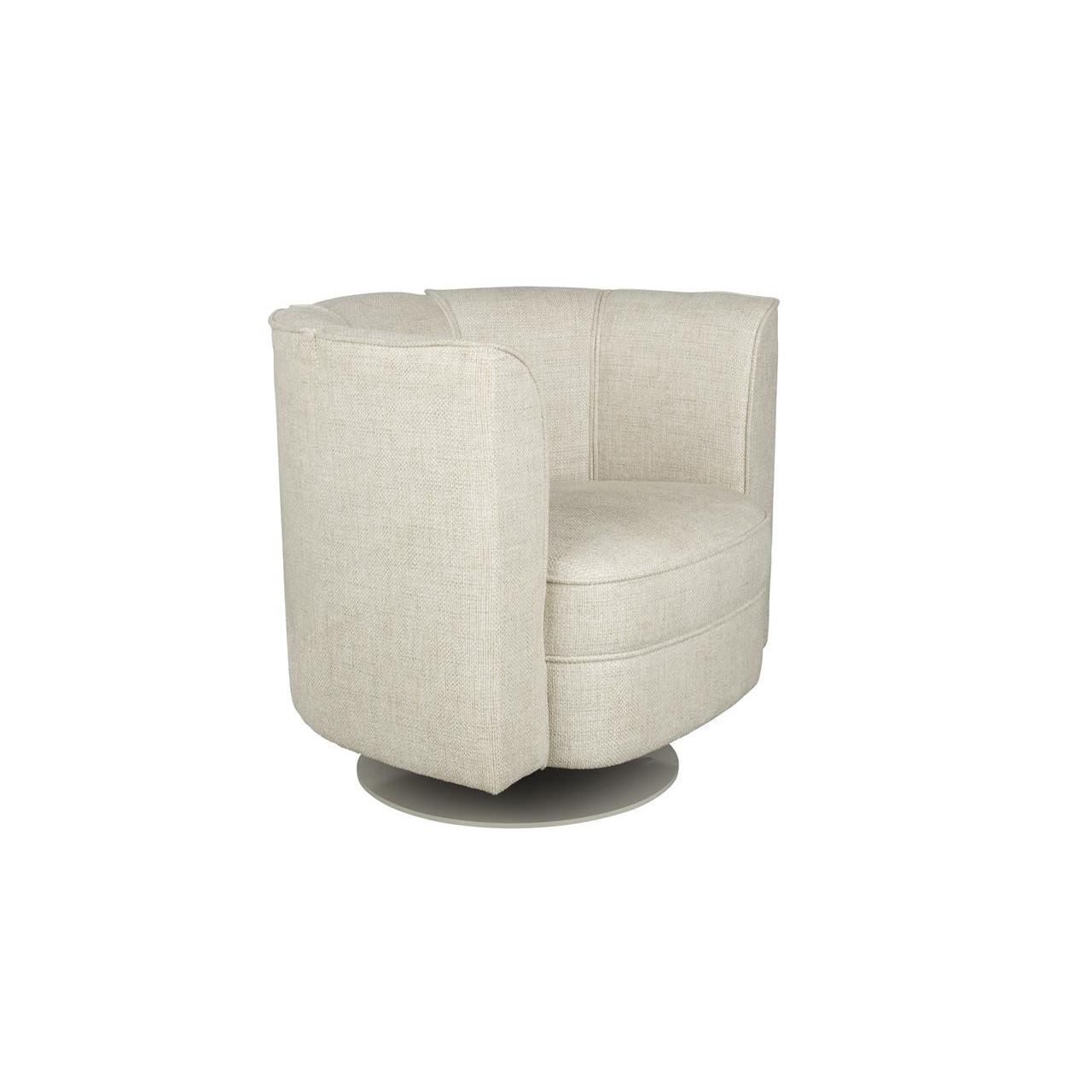Fauteuil flower beige