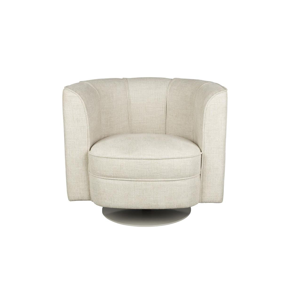 Fauteuil flower beige