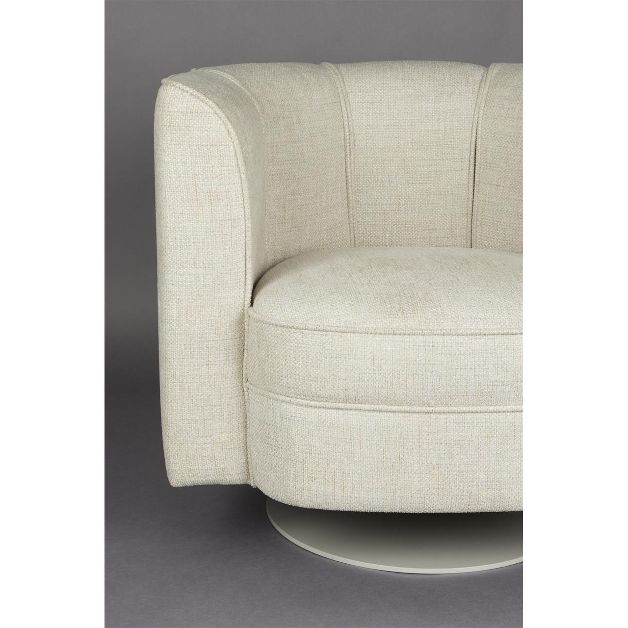 Fauteuil flower beige