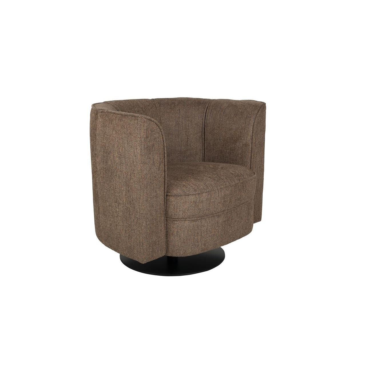 Fauteuil flower brown