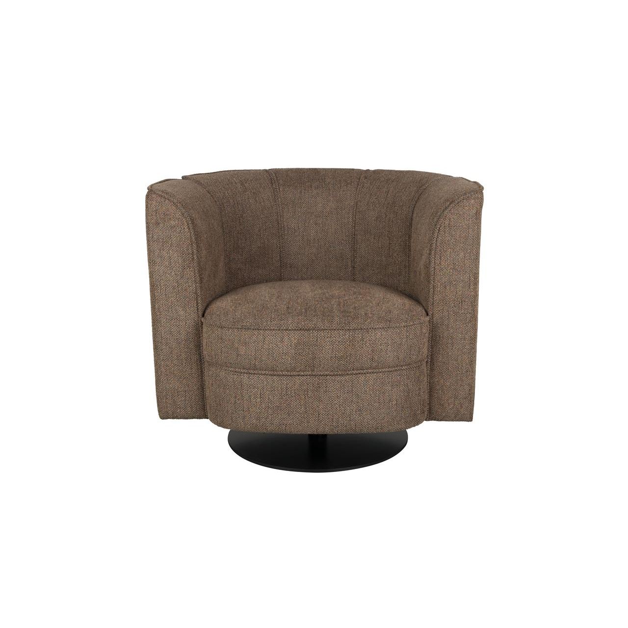 Fauteuil flower brown