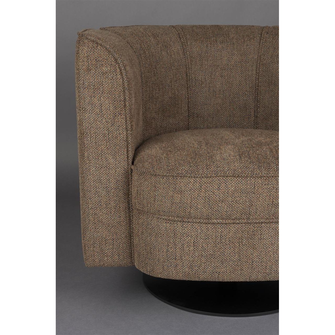 Fauteuil flower brown