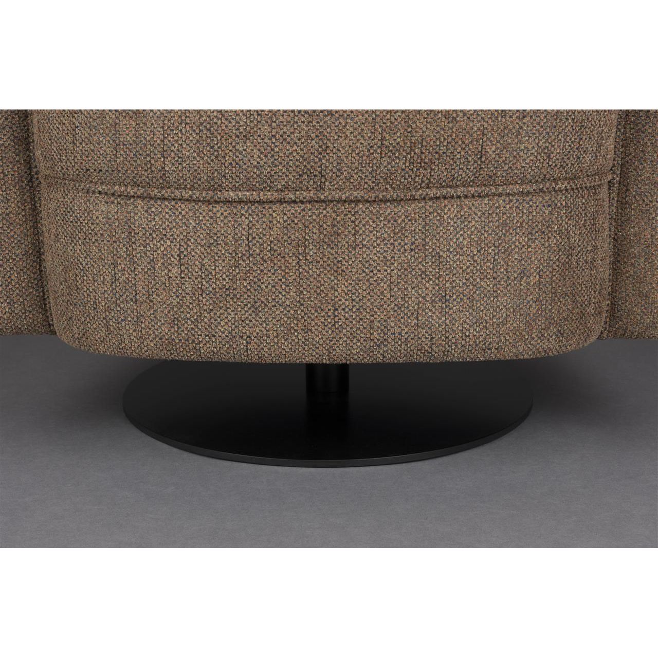 Fauteuil flower brown