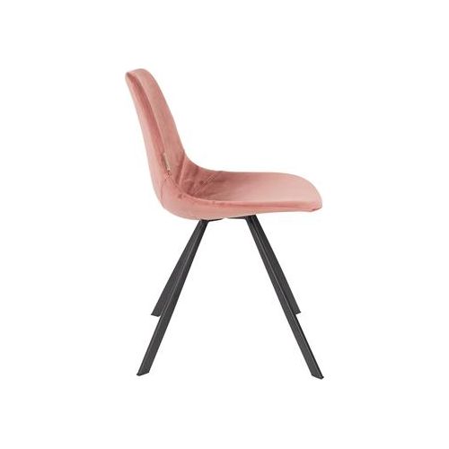 Chair franky velvet old pink | 2 pieces