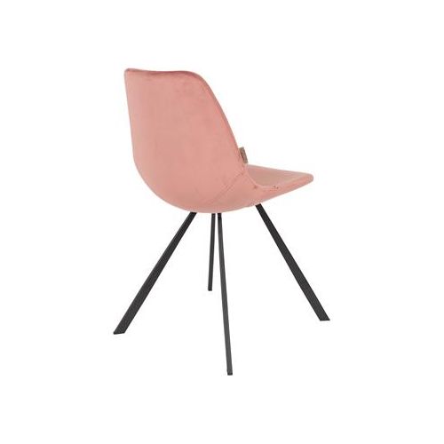 Chair franky velvet old pink | 2 pieces