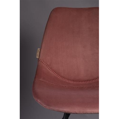 Chair franky velvet old pink | 2 pieces