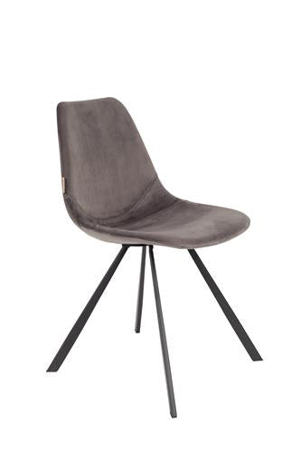 Chair franky velvet grey