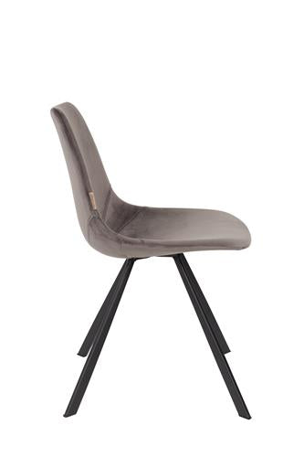 Chair franky velvet grey