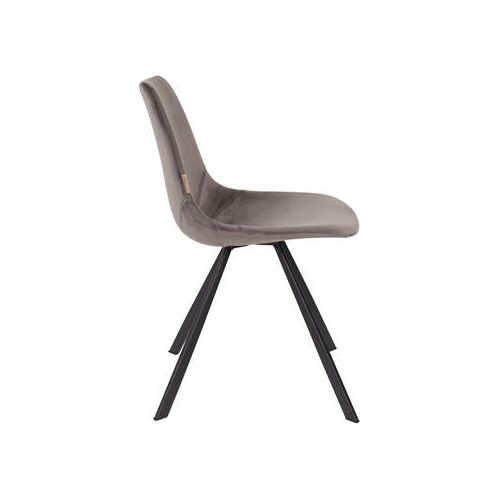 Chair franky velvet grey