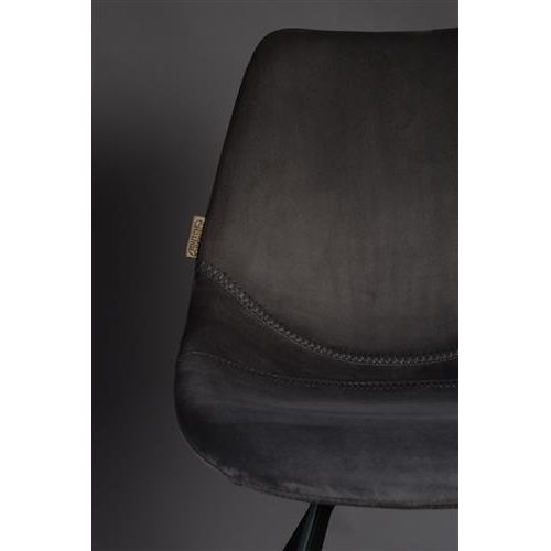 Chair franky velvet grey