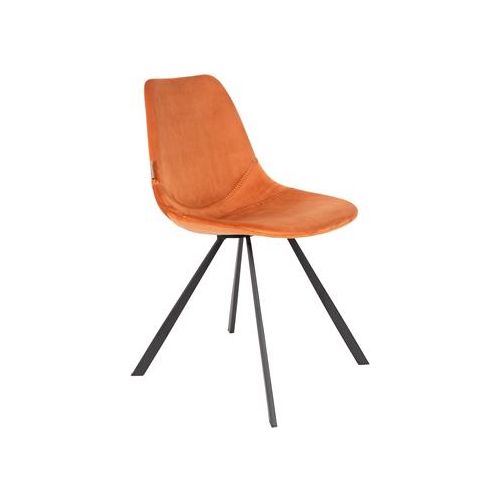 Chair franky velvet orange | 2 pieces