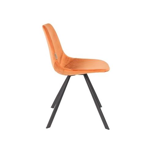 Chair franky velvet orange | 2 pieces
